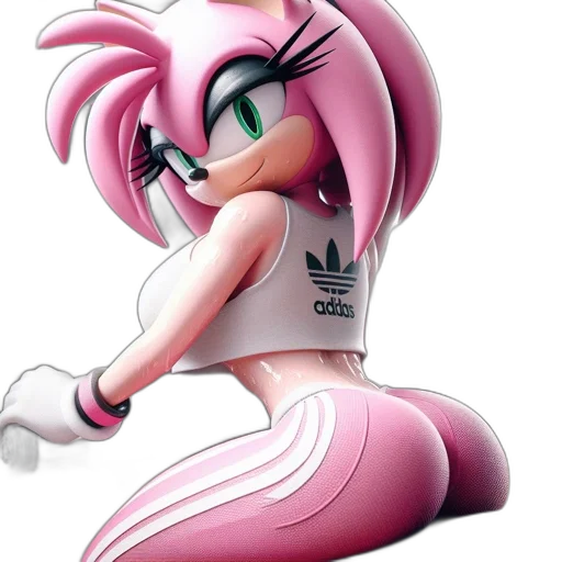 staff, cartoon, pixel art, vaporwave, concept art, animated, hedgehog, character transparent PNG cut-out