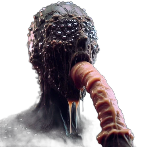 creature, mask, sword, staff, concept art, 3d render, fantasy art, photorealistic transparent PNG cut-out