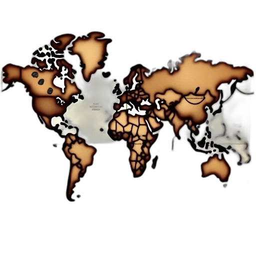 staff, cartoon, concept art, pixel art, earth tones, detailed, map, world transparent PNG cut-out