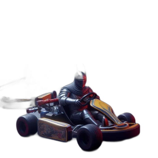 car, robot, weapon, shoes, 3d render, concept art, photorealistic, fog transparent PNG cut-out