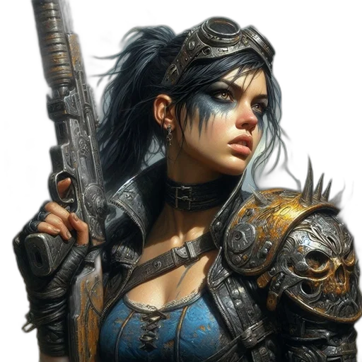 weapon, sword, fantasy art, concept art, comic book art, cyberpunk, blue, dark transparent PNG cut-out