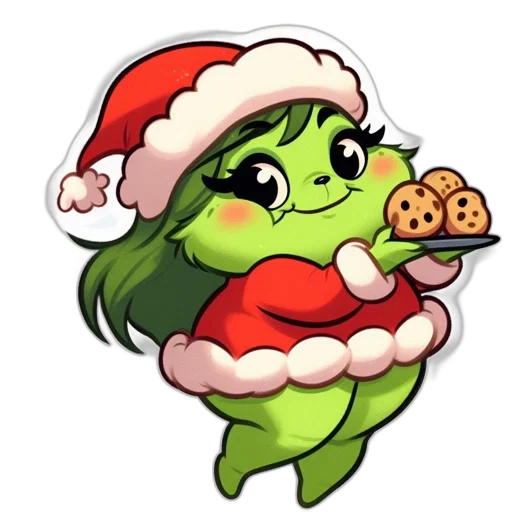 creature, pixel art, concept art, animated, figure, wearing, santa-like, attire transparent PNG cut-out