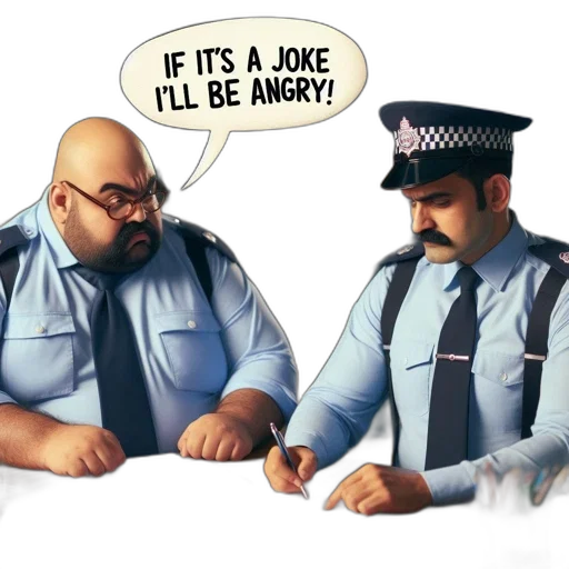 staff, weapon, concept art, cartoon, comic book art, two, police, officers transparent PNG cut-out