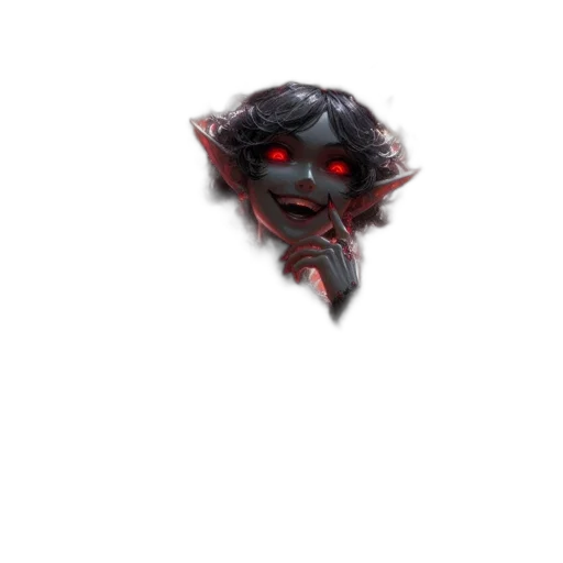 face, mask, creature, staff, concept art, pixel art, fantasy art, 3d render transparent PNG cut-out