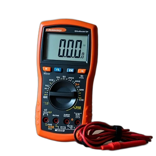 digital, multimeter, high, precision, capacitance, meter, function, displayed transparent PNG cut-out