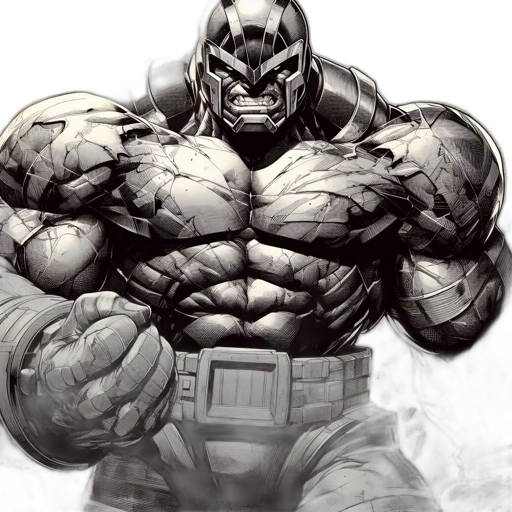 comic book art, concept art, photorealistic, fantasy art, armored, warrior, muscular, features transparent PNG cut-out