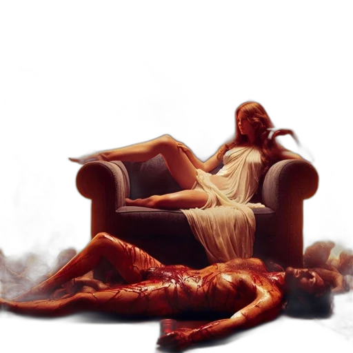 furniture, food, dress, creature, concept art, photorealistic, 3d render, fire transparent PNG cut-out