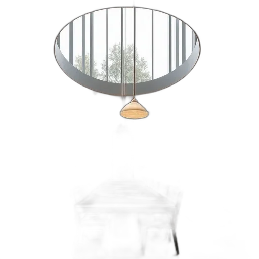 furniture, umbrella, jewelry, crown, 3d render, concept art, photorealistic, fog transparent PNG cut-out