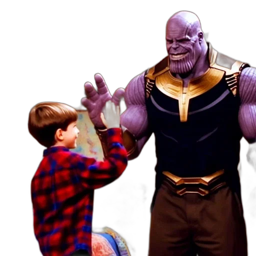 comic book art, concept art, pixel art, young, boy, checkered, shirt, high-fives transparent PNG cut-out