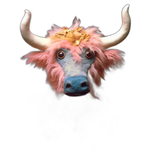animal, mask, crown, face, photorealistic, concept art, 3d render, fantasy art transparent PNG cut-out
