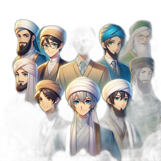 staff, anime, concept art, pixel art, fantasy art, blue, pastel, colorful transparent PNG cut-out
