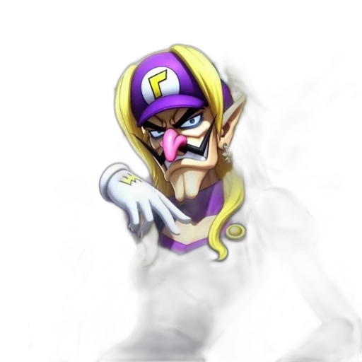 mask, staff, face, creature, concept art, fantasy art, 3d render, pixel art transparent PNG cut-out