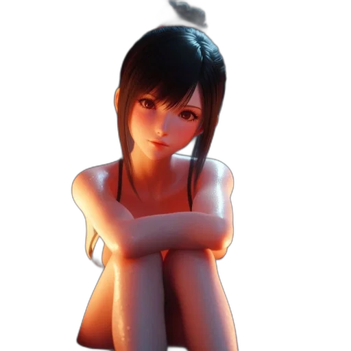 dress, robot, face, weapon, 3d render, concept art, photorealistic, anime transparent PNG cut-out