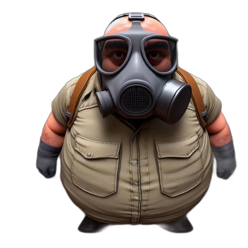 mask, jacket, concept art, 3d render, eccentrically, styled, character, wearing transparent PNG cut-out