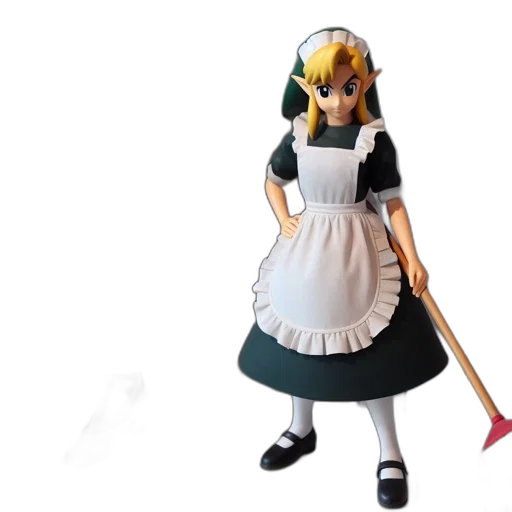 dress, staff, weapon, 3d render, concept art, anime, animated, female transparent PNG cut-out