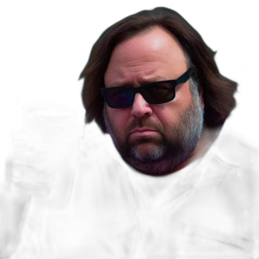 jacket, staff, face, animal, photorealistic, concept art, vaporwave, cartoon transparent PNG cut-out
