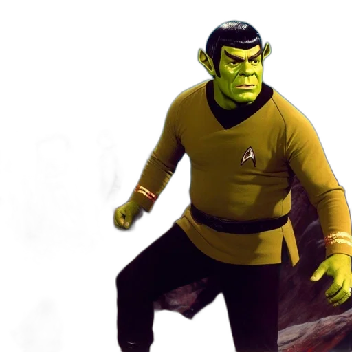 concept art, comic book art, photorealistic, 3d render, outer space, green, star, trek transparent PNG cut-out