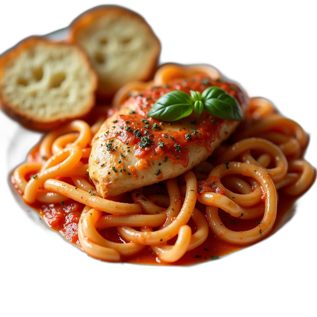 food, animal, 3d render, photorealistic, plate, pasta, tomato, sauce transparent PNG cut-out