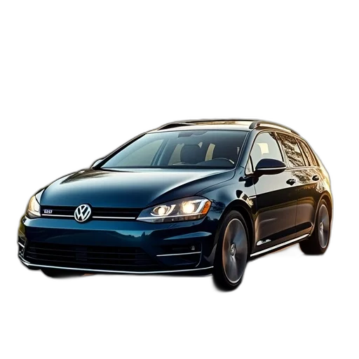 car, photorealistic, 3d render, volkswagen transparent PNG cut-out