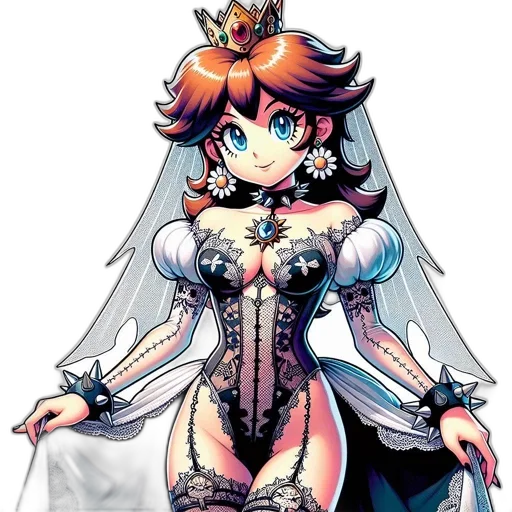 crown, dress, jewelry, concept art, pixel art, fantasy art, anime, monochrome transparent PNG cut-out