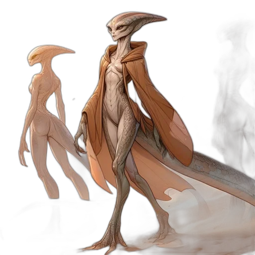 creature, dragon, concept art, fantasy art, watercolor, 3d render, fog, earth tones transparent PNG cut-out