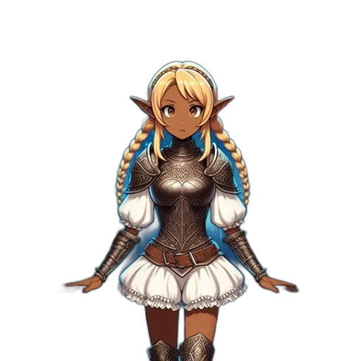 dress, staff, sword, dragon, fantasy art, pixel art, concept art, 3d render transparent PNG cut-out