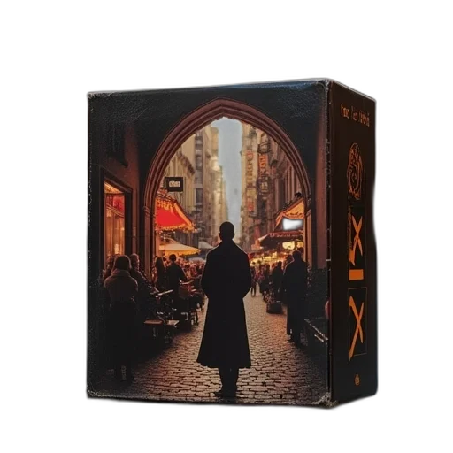 concept art, city street, box, image transparent PNG cut-out