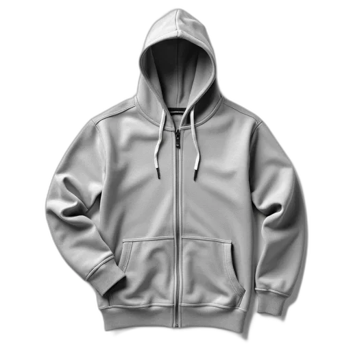 jacket, 3d render, photorealistic, monochrome transparent PNG cut-out
