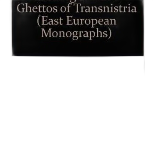 image, shows, cover, book, titled, ghettos, transnistria, east transparent PNG cut-out