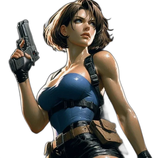 weapon, concept art, comic book art, cyberpunk, fantasy art, blue, kotomi, illustration transparent PNG cut-out