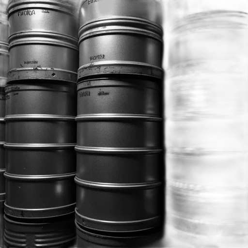 bottle, black, white, photograph, series, large, cylindrical, metal transparent PNG cut-out