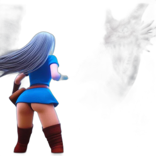 concept art, 3d render, fantasy art, pixel art, blue, misty, rocky, landscape transparent PNG cut-out