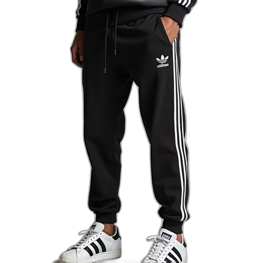 jacket, shoes, 3d render, photorealistic, concept art, monochrome, adidas, originals transparent PNG cut-out
