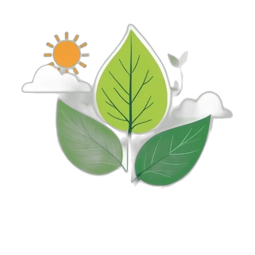 green, earth tones, 2020, sustainability, survey, infographic transparent PNG cut-out