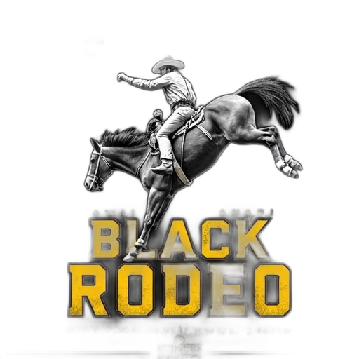 poster, advertising, 1st, annual, louis, open, black, rodeo transparent PNG cut-out