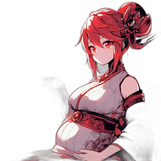 dress, staff, crown, dragon, concept art, pixel art, anime, fantasy art transparent PNG cut-out
