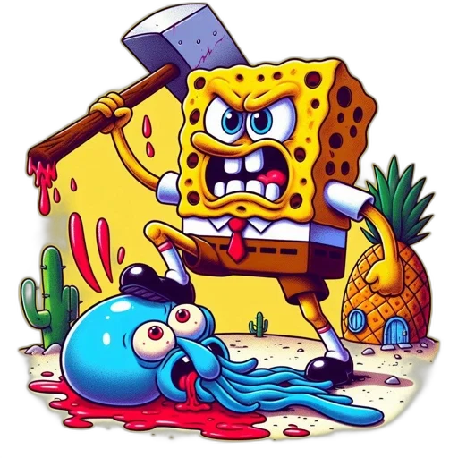 creature, animal, weapon, concept art, comic book art, photorealistic, pixel art, underwater transparent PNG cut-out