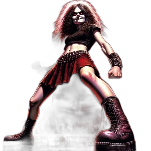 concept art, comic book art, fantasy art, photorealistic, female, figure, menacing, appearance transparent PNG cut-out