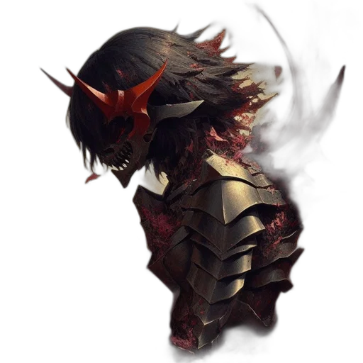 mask, dragon, face, weapon, fantasy art, concept art, pixel art, photorealistic transparent PNG cut-out