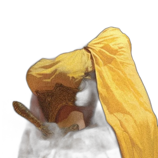 mask, hat, jacket, face, photorealistic, 3d render, concept art, oil painting transparent PNG cut-out