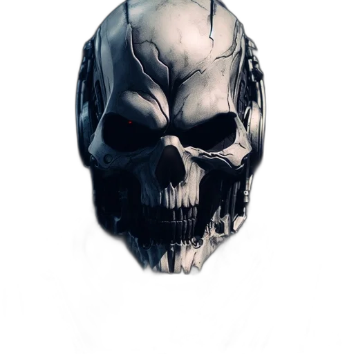 mask, face, robot, creature, comic book art, concept art, fantasy art, watercolor transparent PNG cut-out