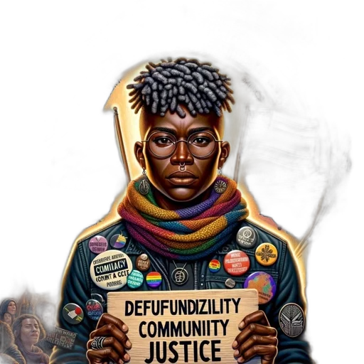 comic book art, concept art, individual, determined, look, wearing, glasses, scarf transparent PNG cut-out