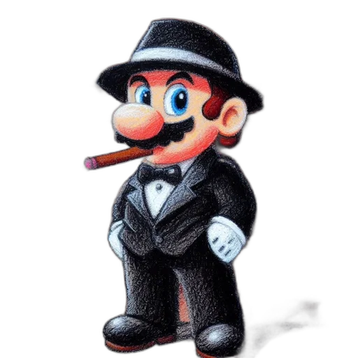 staff, hat, mask, animal, pixel art, concept art, cartoon, 3d render transparent PNG cut-out