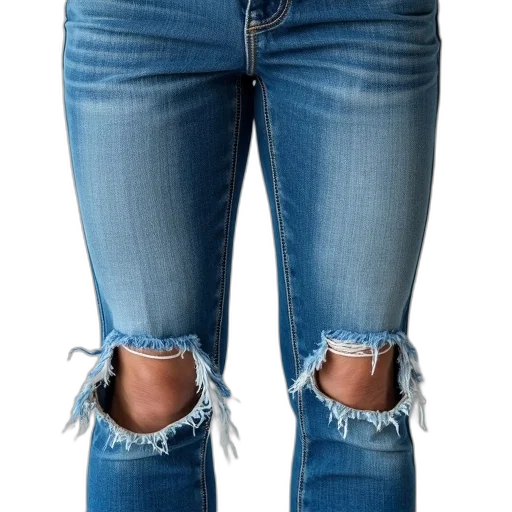 jacket, shoes, pair, blue, jeans, visible, signs, wear transparent PNG cut-out