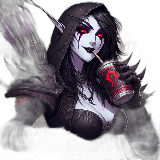 staff, mask, fantasy art, concept art, pixel art, comic book art, dark, red transparent PNG cut-out