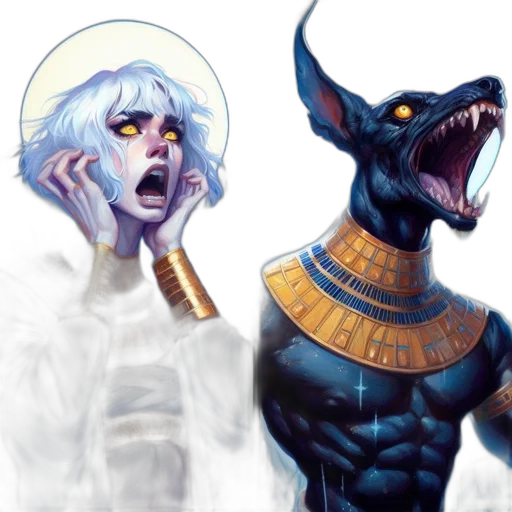 concept art, fantasy art, comic book art, pixel art, outer space, blue, dark, two transparent PNG cut-out