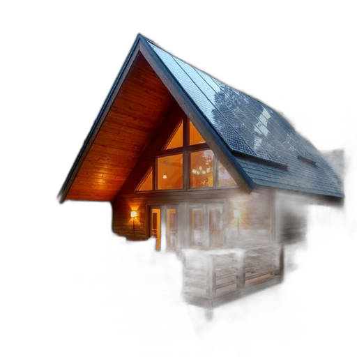 building, furniture, 3d render, photorealistic, concept art, pixel art, snow, fog transparent PNG cut-out