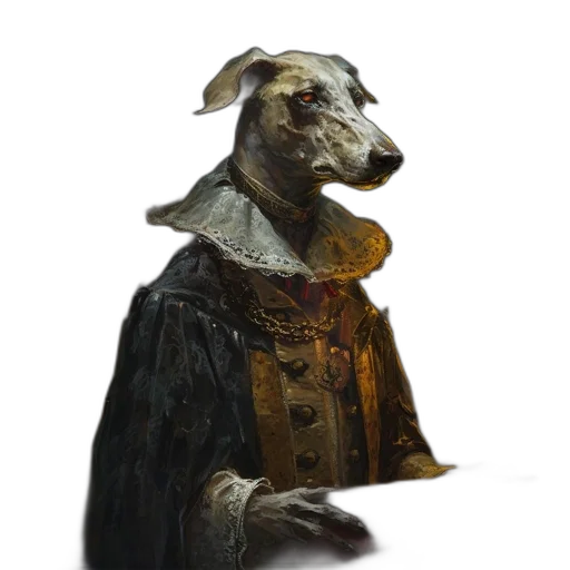 staff, mask, animal, face, concept art, fantasy art, oil painting, photorealistic transparent PNG cut-out