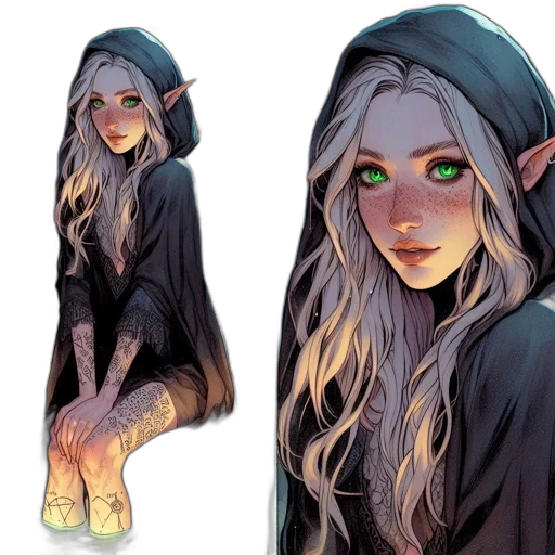 concept art, fantasy art, comic book art, pixel art, dark, green, pastel, earth tones transparent PNG cut-out