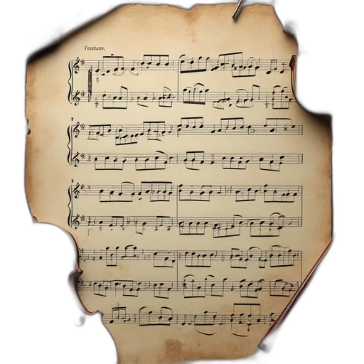 mask, face, crown, forest, music, manuscript, instruments, words transparent PNG cut-out